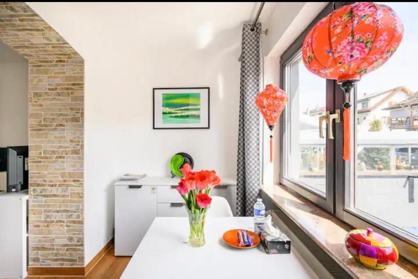 Guenstiges Gruenes Ferienzimmer Mit Separater Moderner Dusche Appartement *